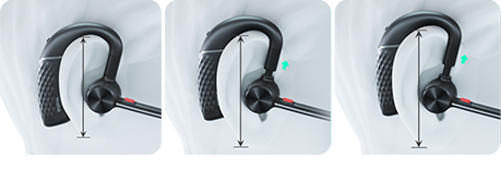 Yealink BH71, ADJUSTABLE EAR HOOK