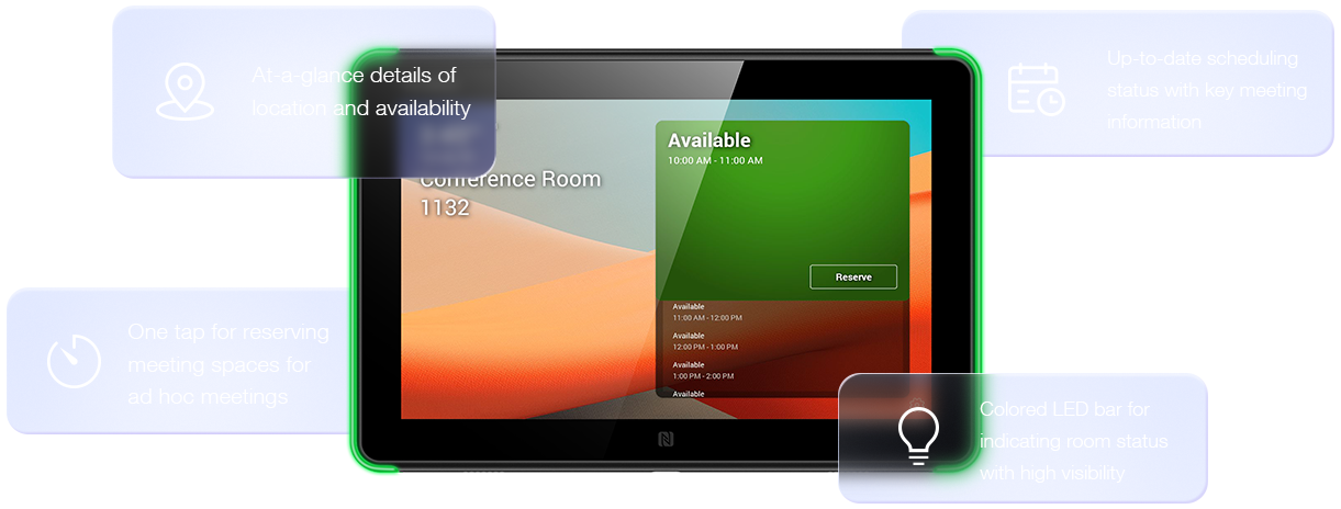 conference room scheduling solutions,conference room scheduling,meeting room scheduling,video conferencing device